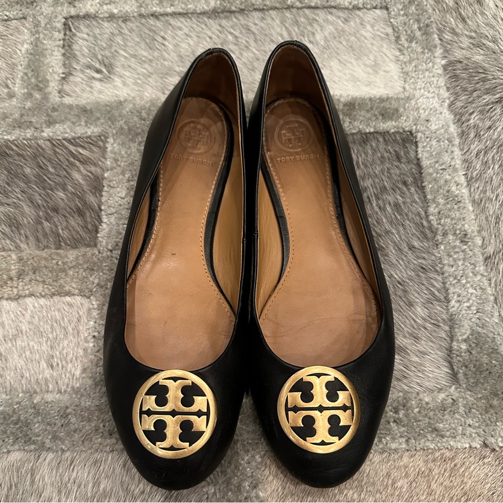 Great Condition Black Tory Burch Flats